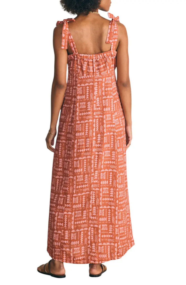 Anna Kahalekulu Kendall Linen Maxi Sundress | Nordstrom Rack