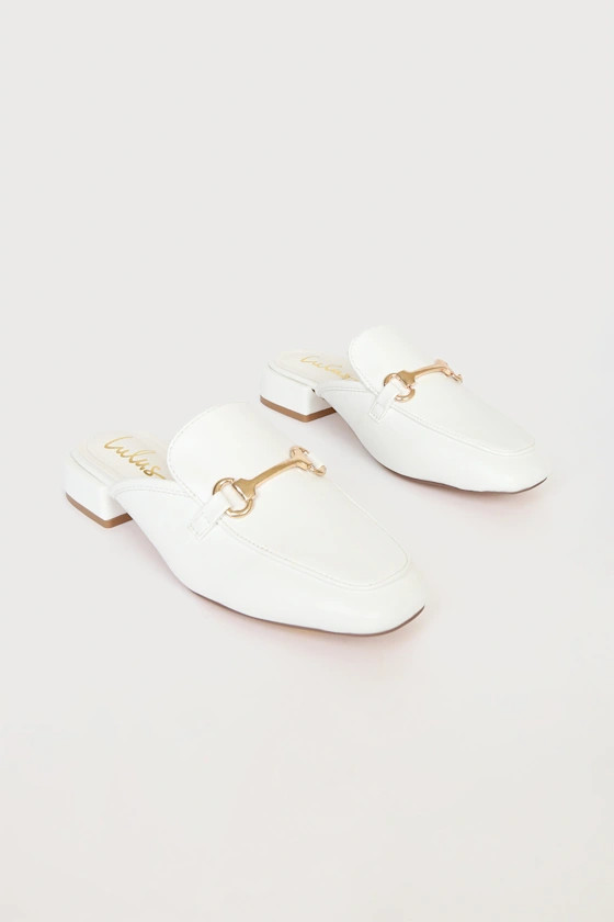 Ranae White Slide-On Loafers | Lulus (US)