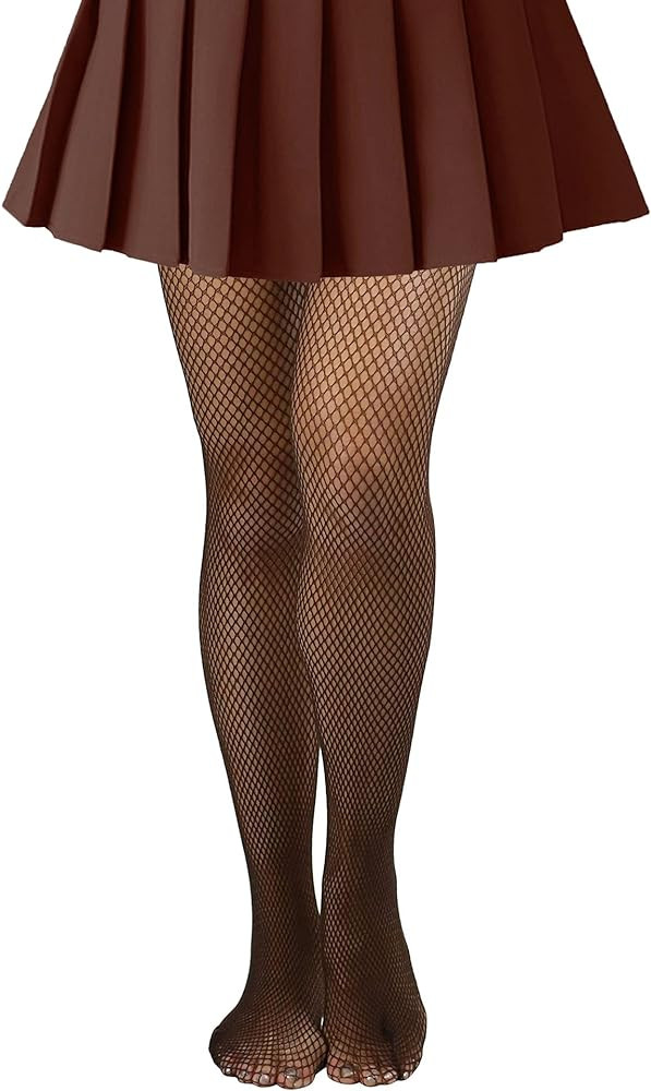High Waisted Fishnet Tights for Women Sexy Fishnet Stockings Full Footed Fishnet Sheer Pantyhose ... | Amazon (US)