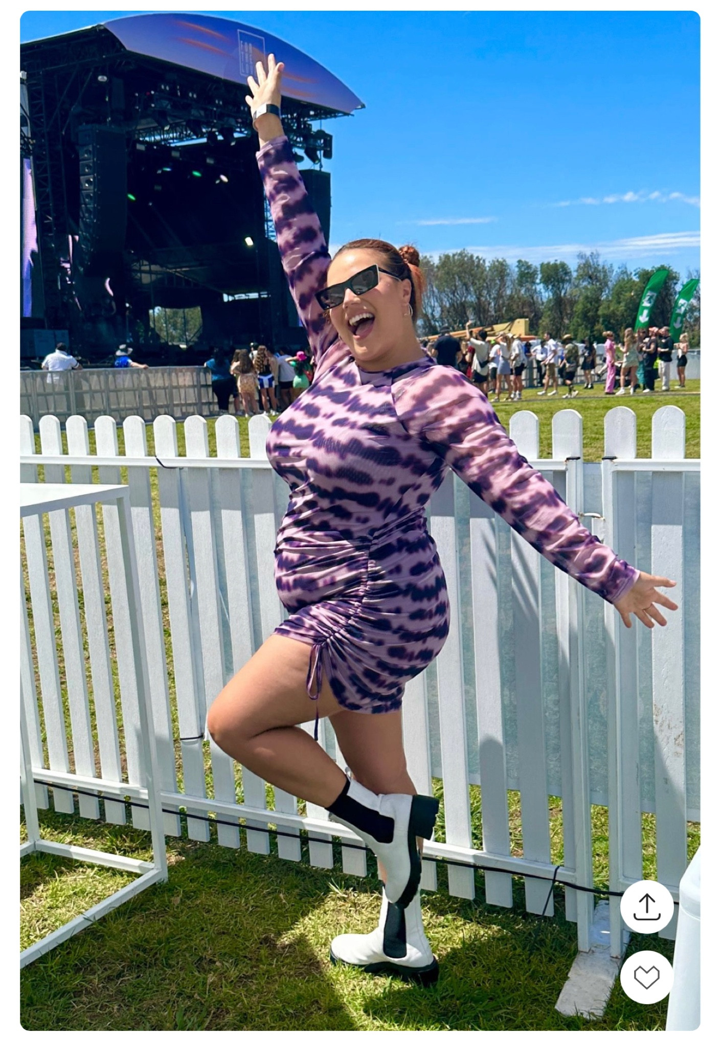 Even though it is a long sleeve dress, it kept me fresh all day long 💜

#LTKcurves #LTKaustralia #LTKFestival
