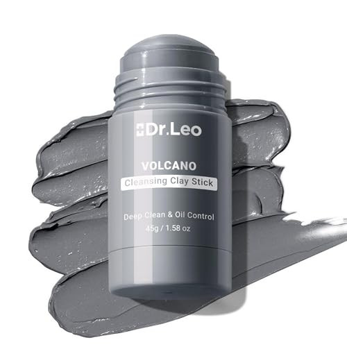 Dr.Leo Volcano Clay Stick Mask, Kaolin Charcoal Face Mask for Deep Pore Clean & Oil Control, Blackhead Remover with Ectoin & Aloe, Sensitive Skin Friendly Travel Design, 45g/1.58oz | Amazon (US)
