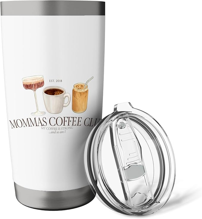 Mommas Coffee Club Stainless Steel Insulated Tumbler | Amazon (US)