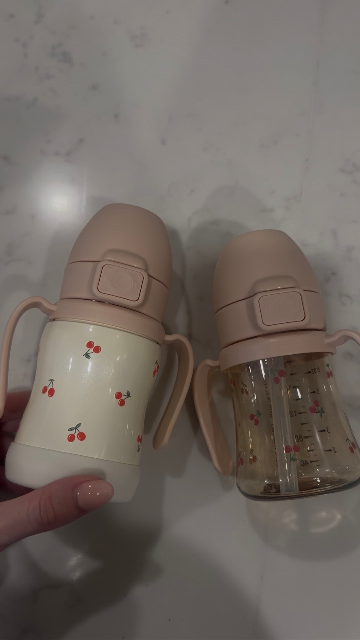 My favorite spill proof cups for littles & toddlers! Come in different sizes, these are the smaller ones for my one year old - the left one is stainless steel! 

#LTKmomlife #LTKKids #LTKBaby
