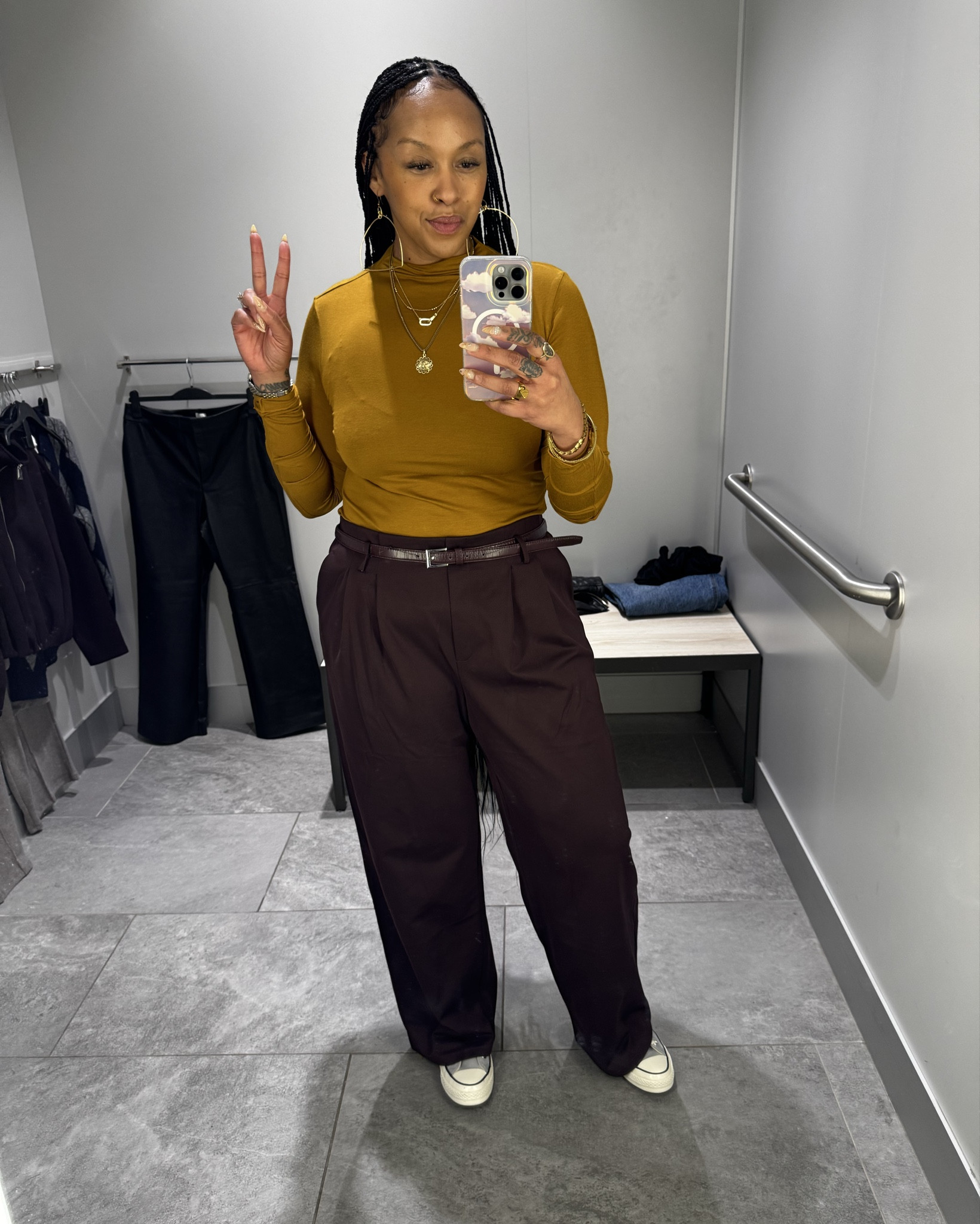H&M Fall pieces 2025🍂

For your reference I am 5’6”, 180lbs.

-top-sz. Large
-pants- sz. Med.

#LTKWorkwear #LTKStyleTip #LTKMidsize