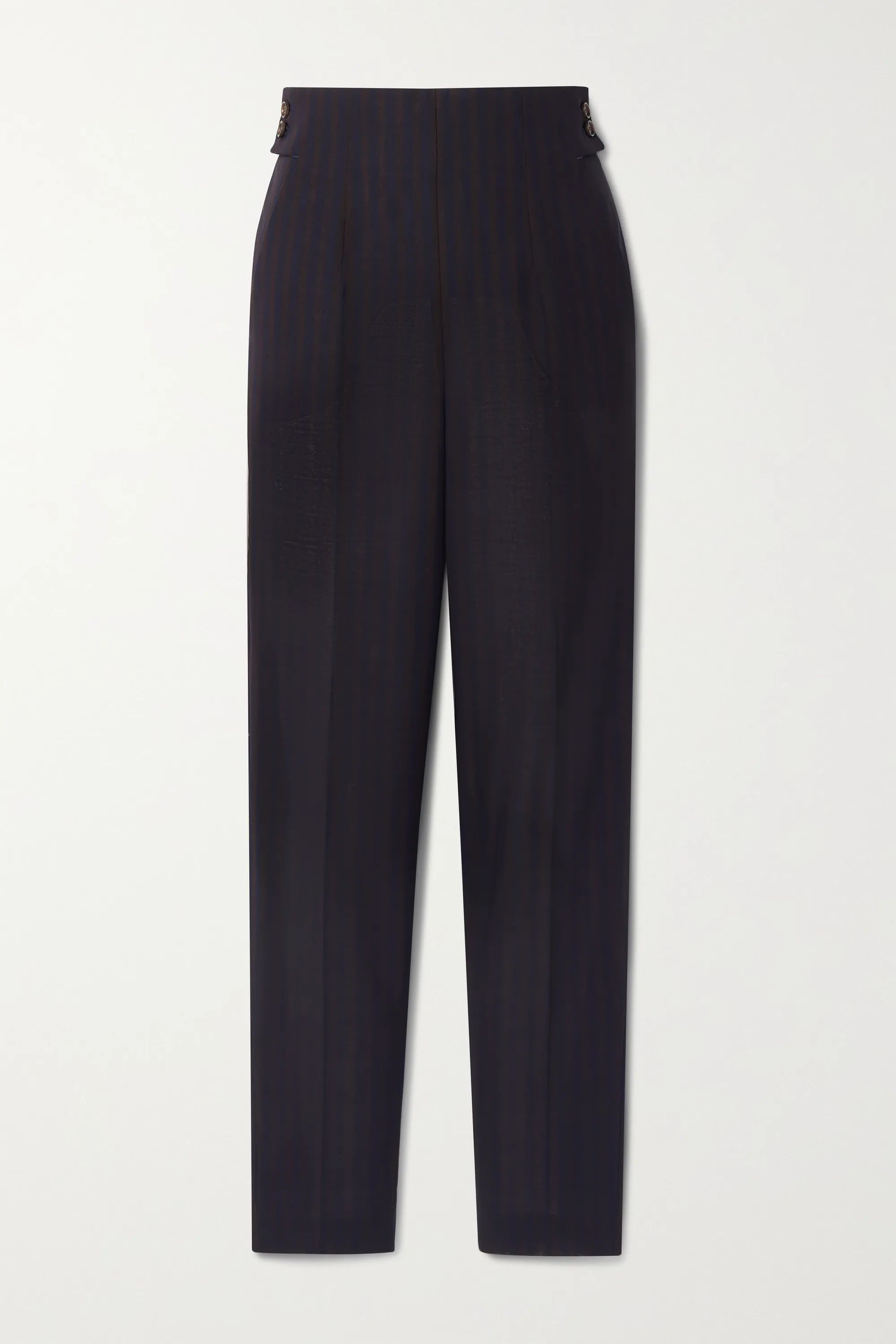 Striped wool straight-leg pants | NET-A-PORTER (UK & EU)