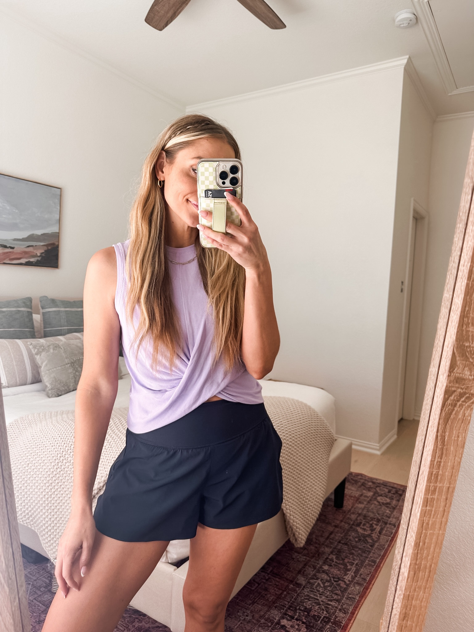 WORKOUT TOP: 
V flattering
size : s / tts

TULIP SHORTS: 
size : s / tts

#LTKfindsunder50 #LTKfitness #LTKstyletip