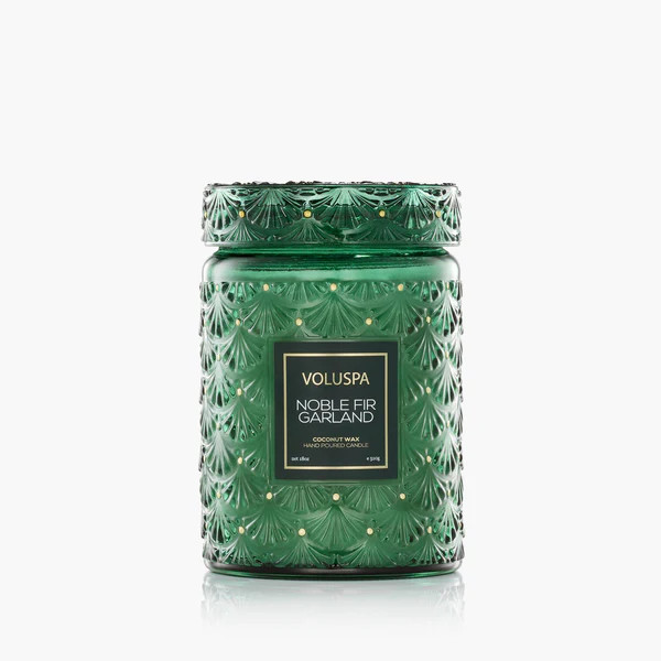 Noble Fir Garland - Large Jar Candle | Voluspa