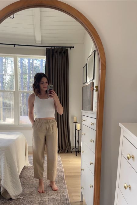 The comfiest outfit for spring and summer from Quince 🤍 Wearing a small in the tank and linen pants

#LTKFindsUnder100 #LTKStyleTip #LTKFindsUnder50