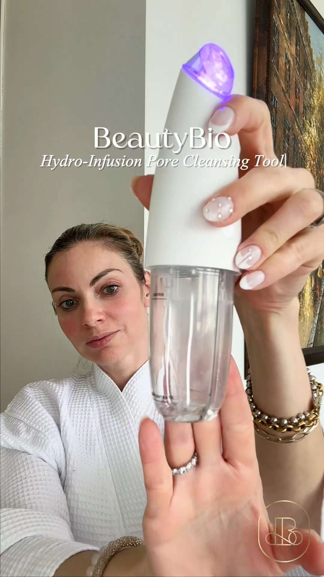 If you love skincare tools, this one is worth checking out 🧖‍♀️ The BeautyBio Hydro-Infusion Pore Cleansing Tool helps gently cleanse pores while infusing hydration, leaving skin feeling refreshed and smooth. It’s easy to use, comfortable on the skin, and a great addition to any at-home skincare routine ✨  #skincaretools #poreskincare #glowingskin #cleanskin #beautydevices #skincareroutine 

#LTKgrwm #LTKselfcare #LTKBeauty
