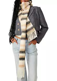 Free People Sweet Valley Stripe Skinny Scarf | Belk