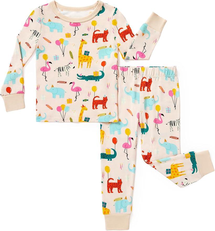 Bamboo Viscose Pajama Sets for Toddler Boys & Girls Baby Kids, Ultra-soft Snug fit Pjs Sleepers f... | Amazon (US)
