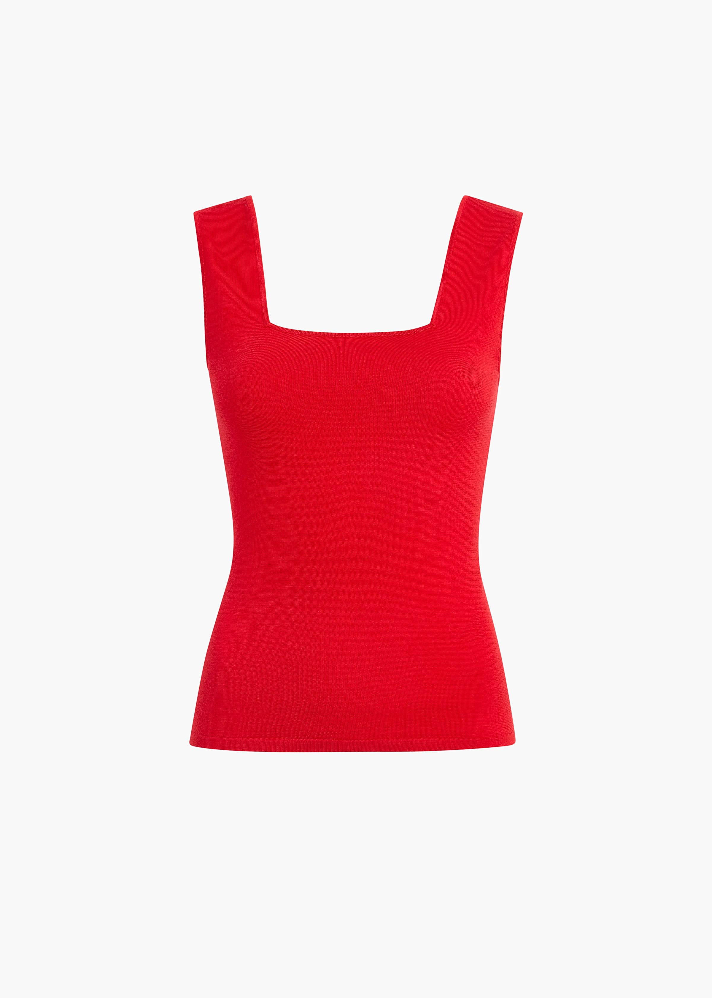 KHAITE - Sani Top In Fire Red | Khaite