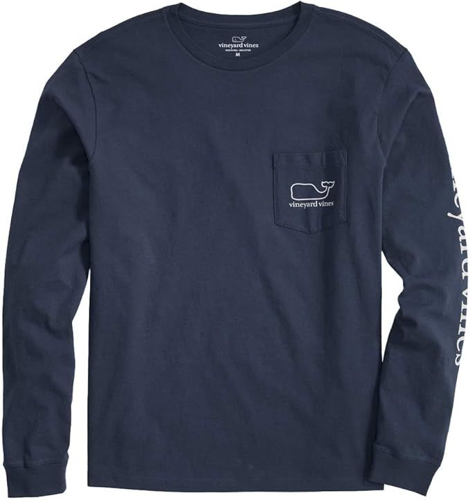 Vineyard Vines Men's Long Sleeve Modern Whale Pocket T-Shirt | Amazon (US)