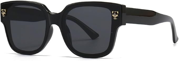 LVTFCO Fashion Gradient Women's Sunglasses Metal Wide Leg Eyeglasses Frame Outdoor Men's Riding G... | Amazon (US)