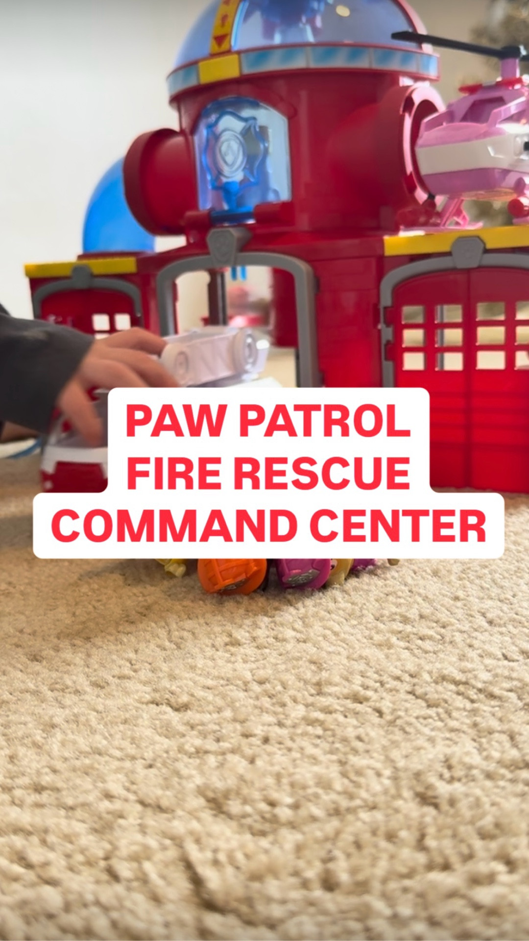 This is the PAW Patrol Fire Rescue Command Center, and it has officially taken over our playroom. The lights, the sounds, the action—my son is OBSESSED. 🔥🚒

You can launch pups into rescue mode, activate fire-rescue features, and recreate all their favorite missions just like the show. It’s one of those toys that actually keeps them engaged (aka: mom gets a minute ☕️).

I love that it encourages imaginative play, teamwork, and problem-solving—and let’s be honest, watching them save Adventure Bay is pretty cute too.

If you’ve got a little hero at home who believes no job is too big, no pup is too small—this one’s a win. 🐶✨

#PAWPatrol #FireRescue #PreschoolToys #ImaginativePlay #MomApproved
