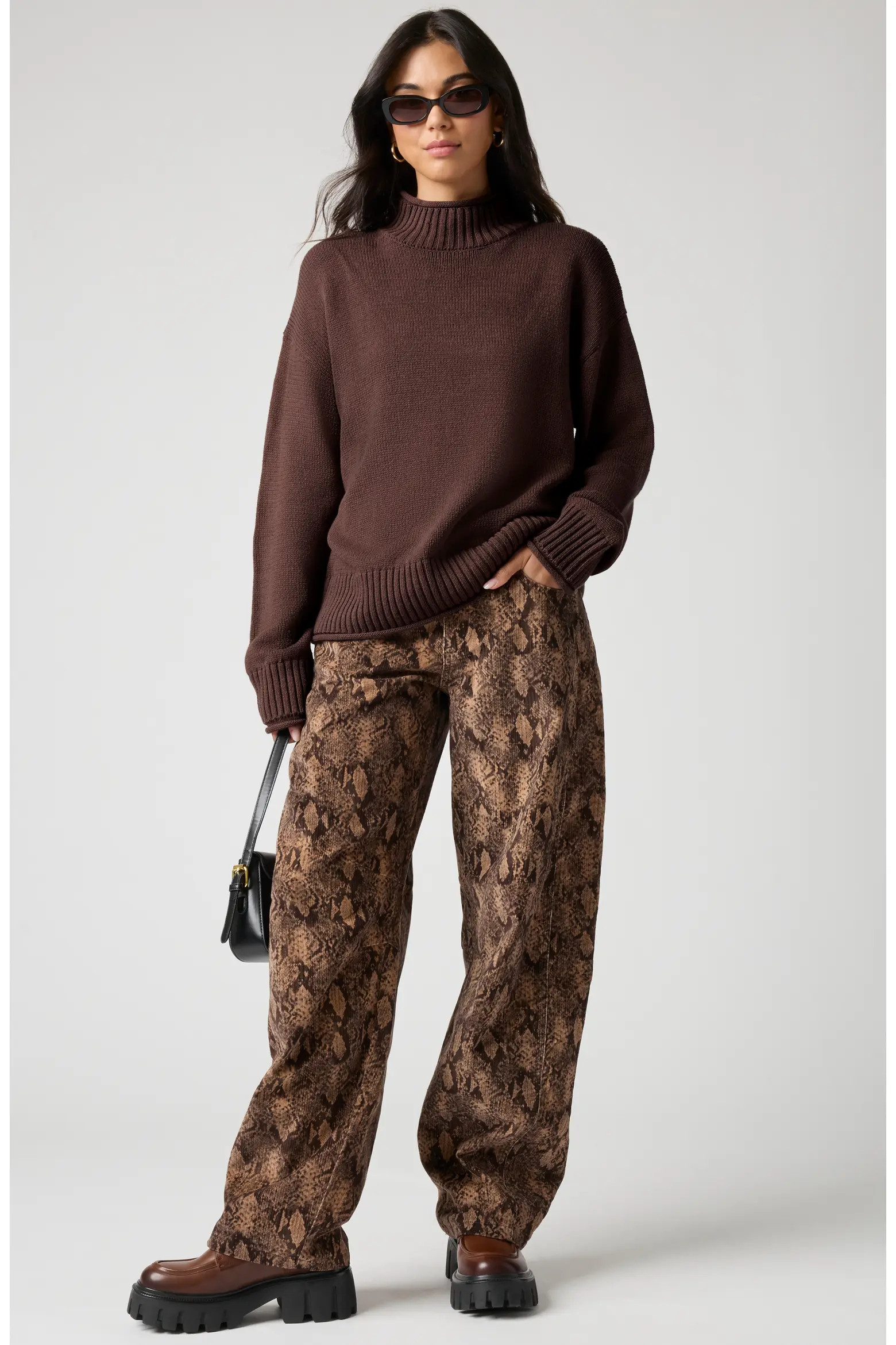 Florence by Mills Roll With It Mock Neck Sweater (Women) | Nordstrom | Nordstrom