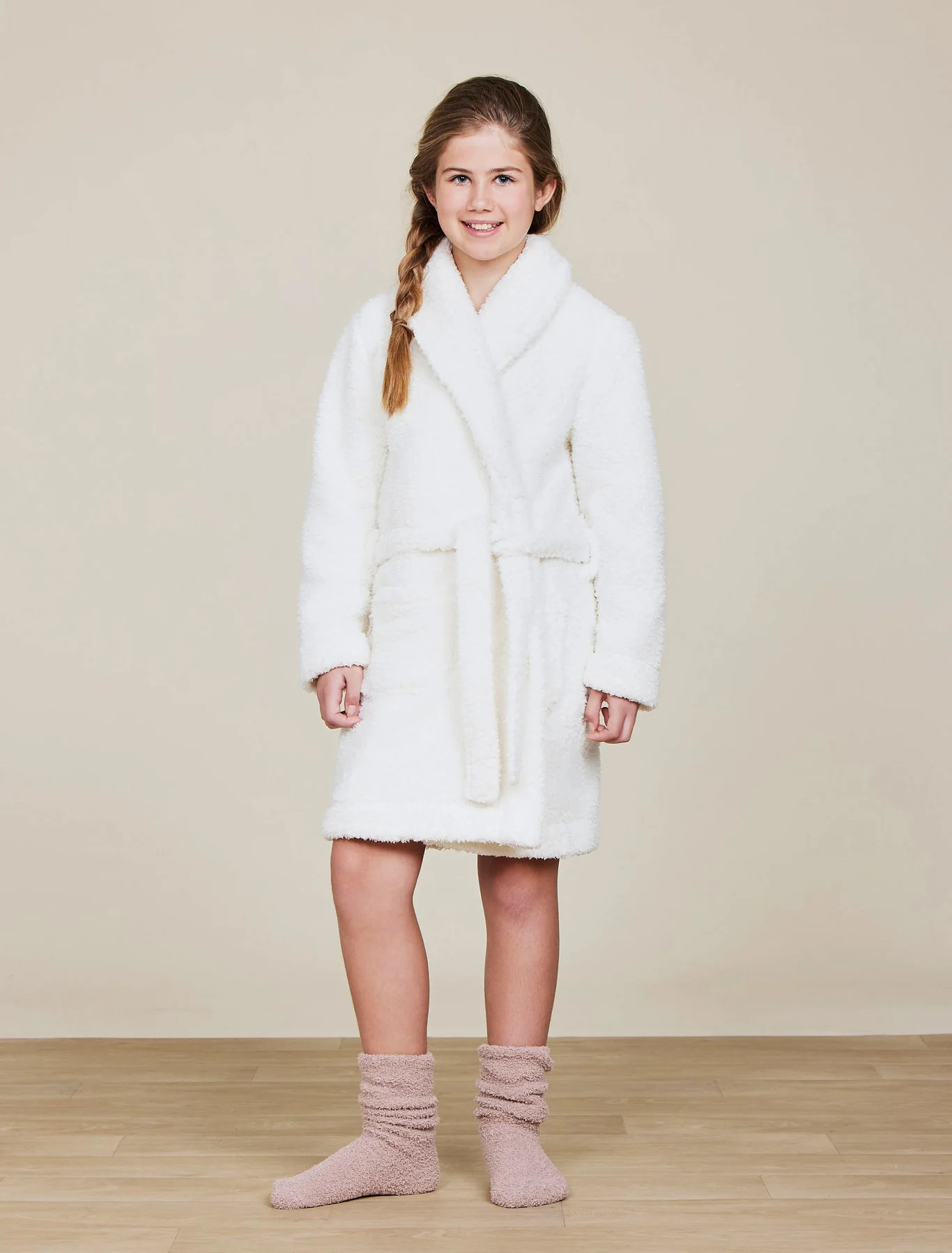 CozyChic® Youth Brushed Robe | Barefoot Dreams