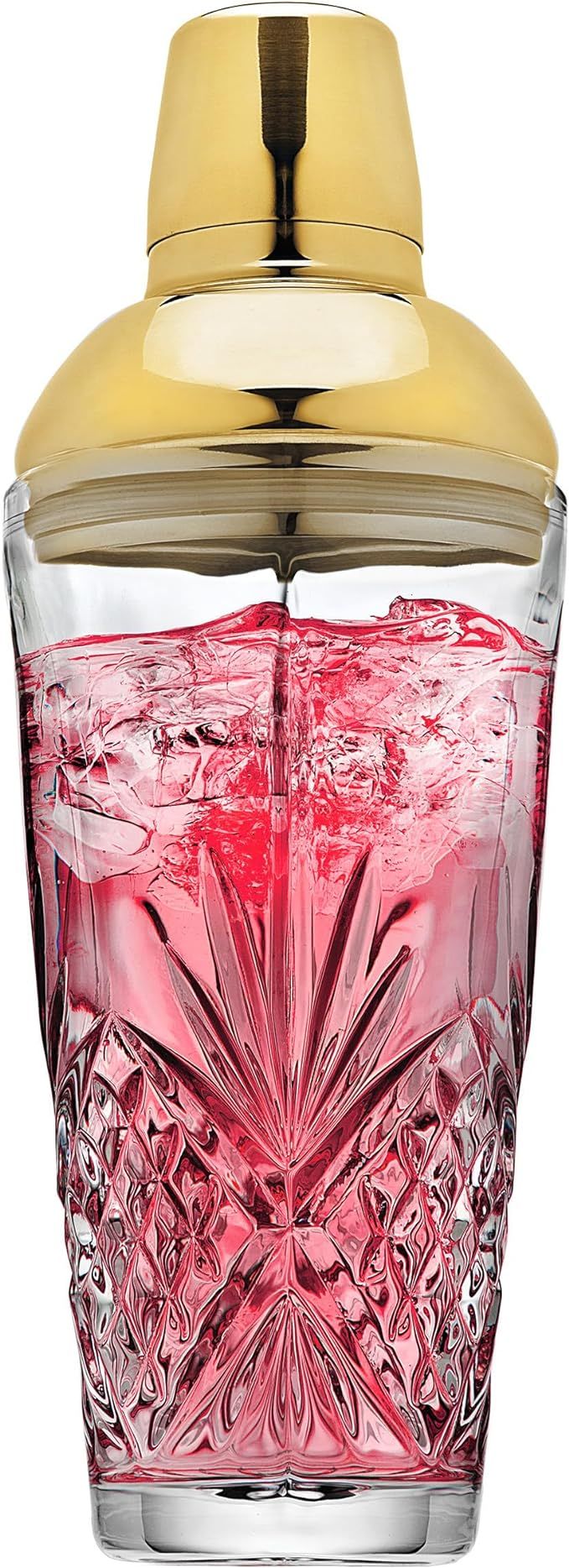 Godinger Cocktail Shaker, Martini Shaker, Crystal Glass Martini Shaker, Dublin Collection, 17oz | Amazon (US)