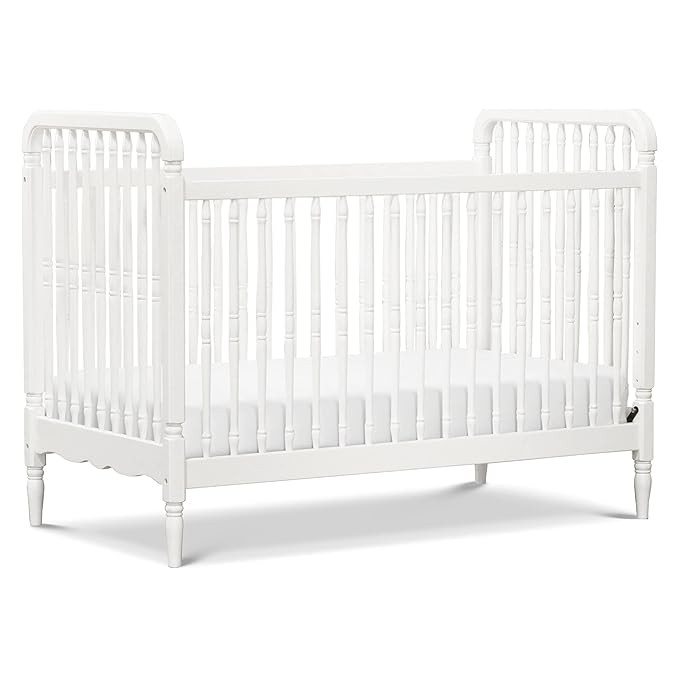 Amazon.com : Namesake Liberty 3-in-1 Convertible Spindle Crib with Toddler Bed Conversion Kit in ... | Amazon (US)