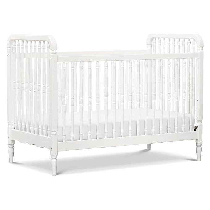Amazon.com : Namesake Liberty 3-in-1 Convertible Spindle Crib with Toddler Bed Conversion Kit in ... | Amazon (US)