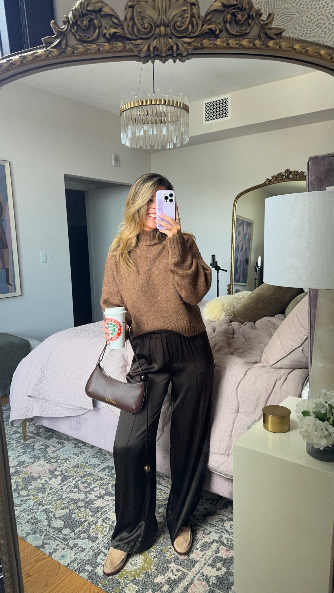 Wayf fall workwear from
Nordstrom satin pants with brown turtleneck sweater shop the Nordstrom anniversary sale today!
Wearing my usual small/2

#LTKxNSale #LTKFindsUnder100 #LTKWorkwear