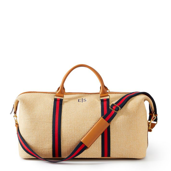 Raffia Twill Weekender | Mark and Graham