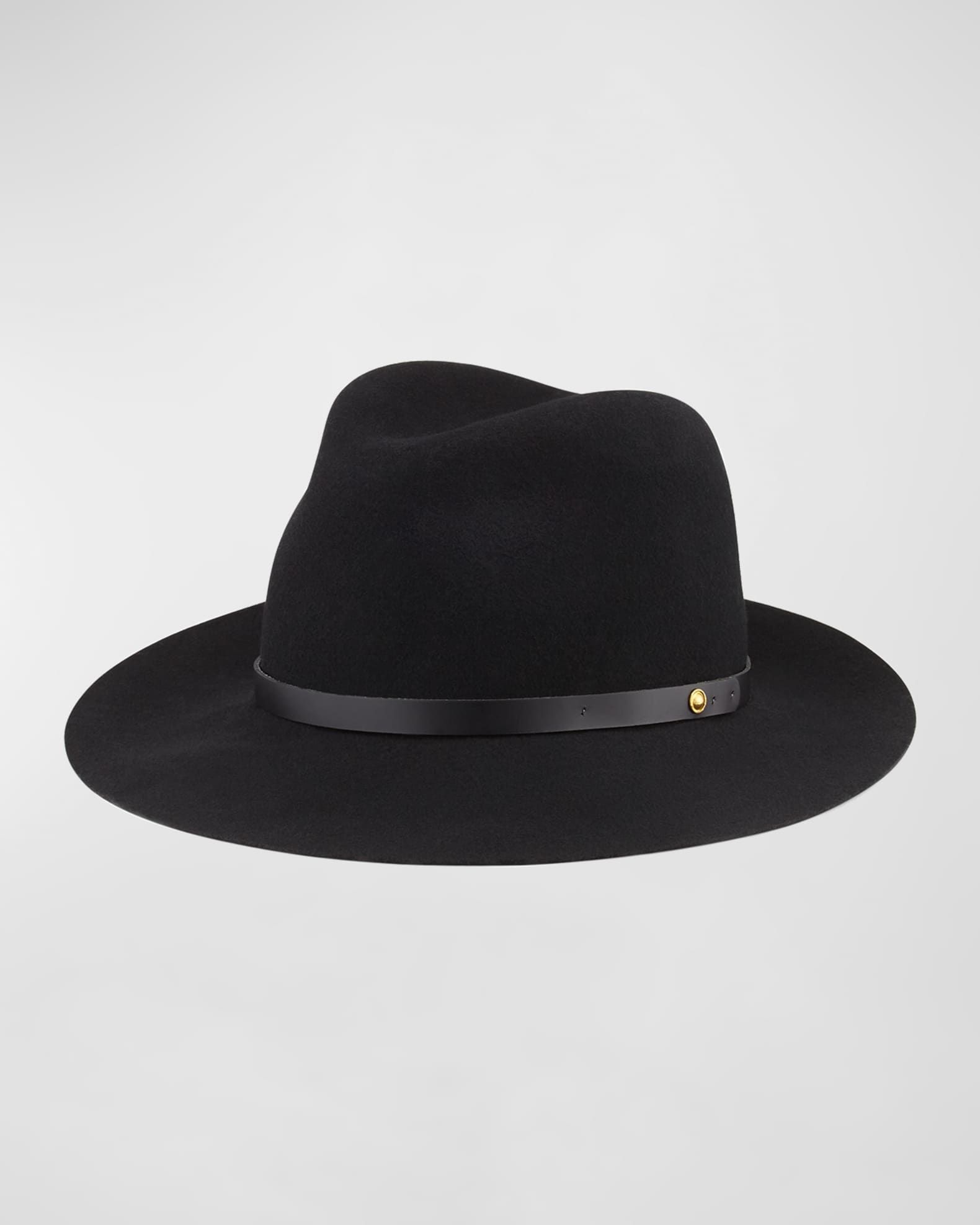 Floppy Brim Wool Fedora Hat | Neiman Marcus