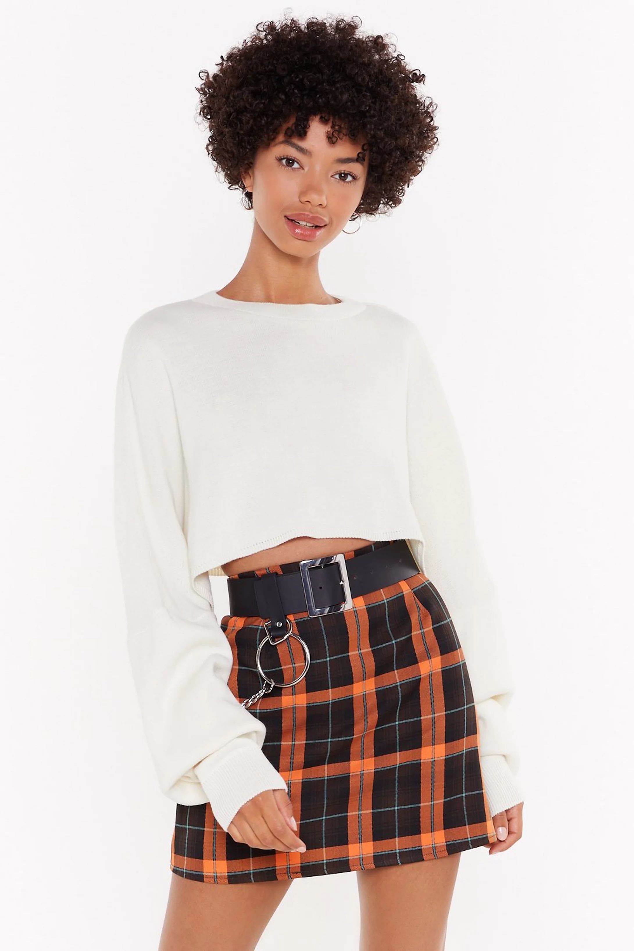 batwing super wide cropped jumper | Nasty Gal (US)