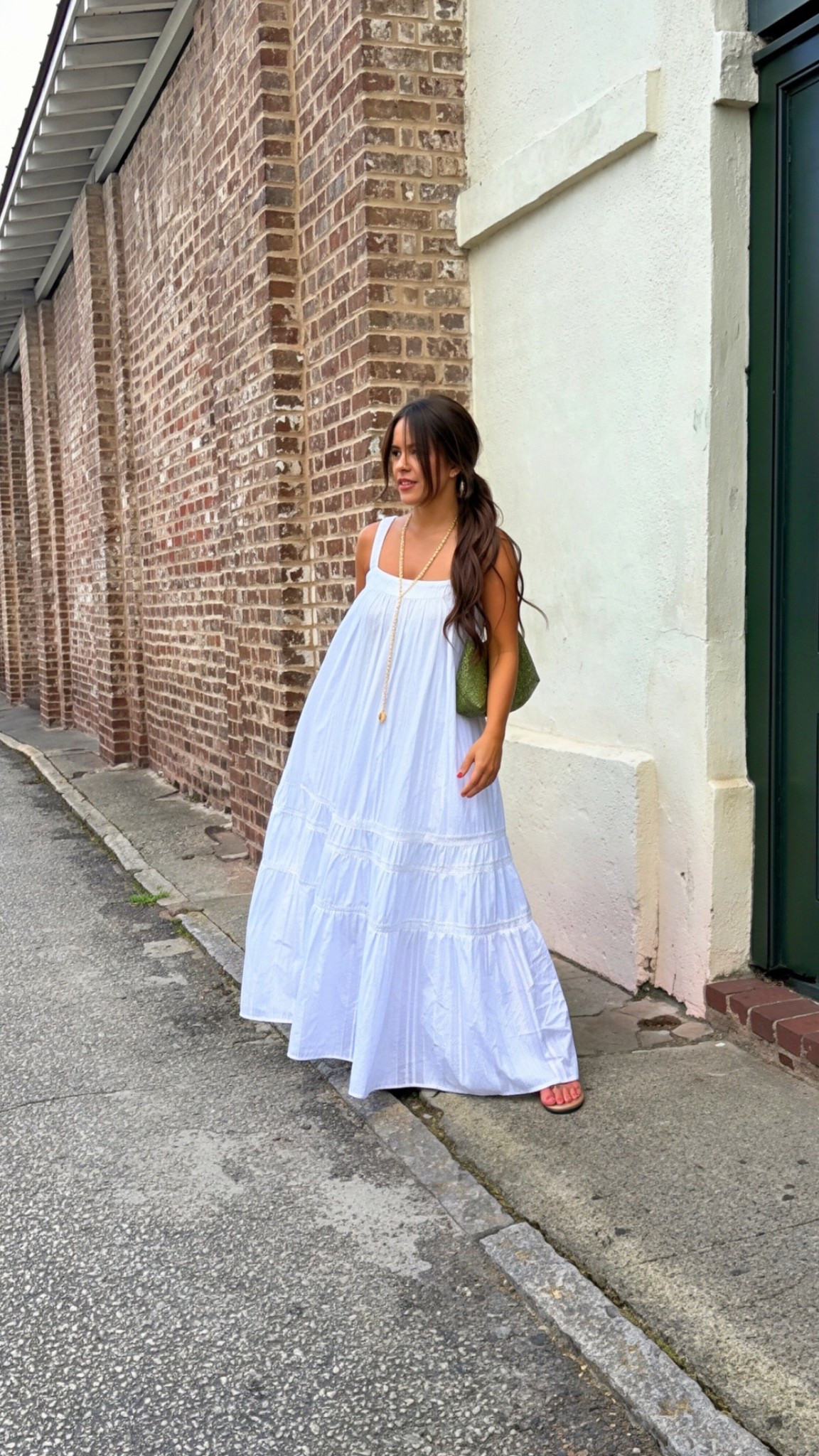 @abercrombie dress is 20% off today!
Wearing a size xs regular length
Shoes, size up 1/2 a size

#LTKootd #LTKTravel #LTKPetite