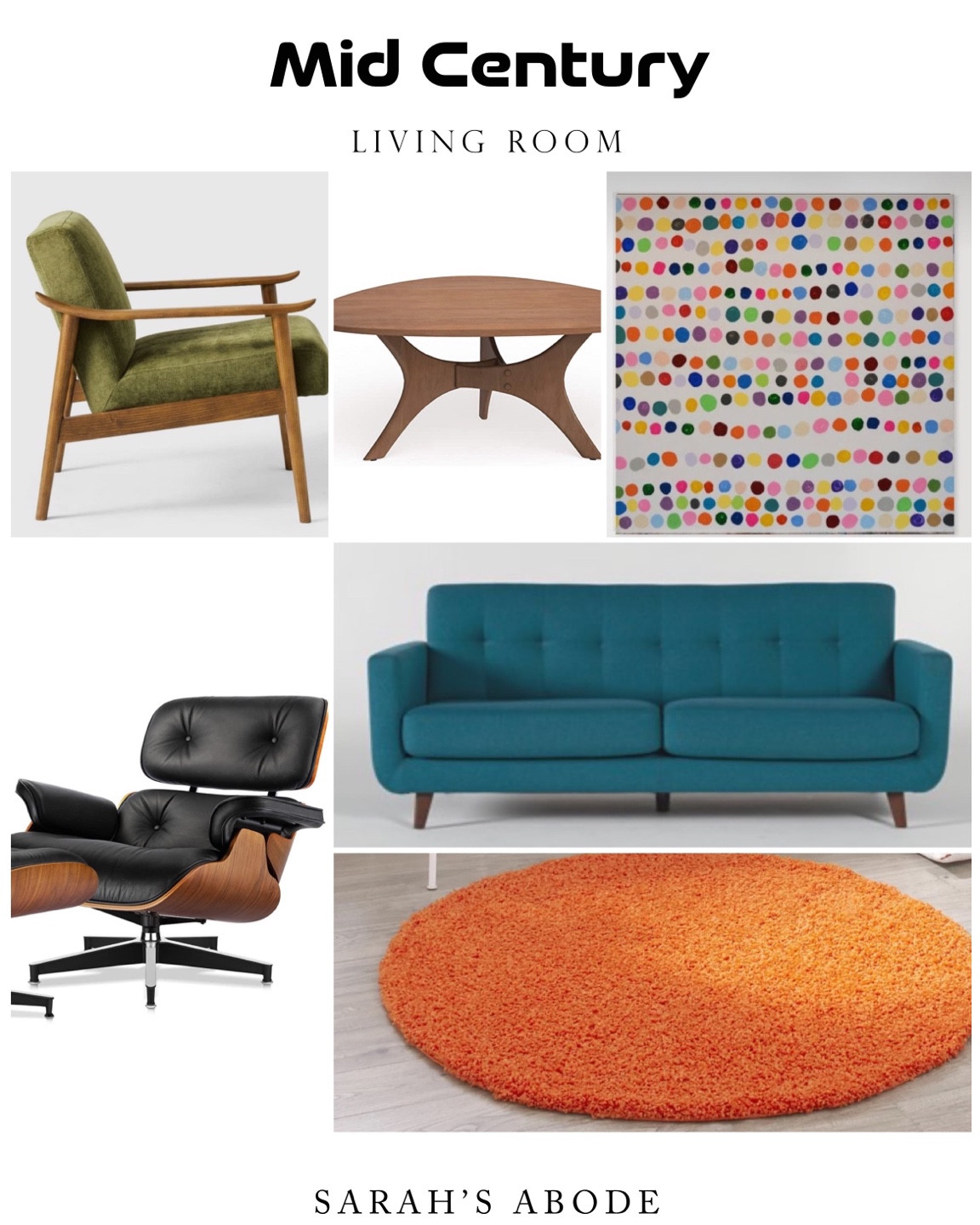 All the Mid Century vibes! I added a few options for the sofa and green chair! 

Mcm. Retro. Mid century modern. Mid century armchair. blue sofa. colorful sofa. Colorful abstract art. Mid century Eames chair. Eames remake. Modern coffee table retro rug  mid century rug.

#LTKfamily #LTKhome #LTKstyletip