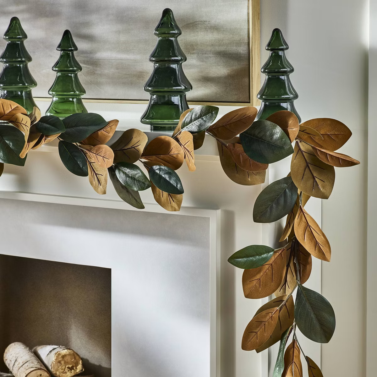 Magnolia Christmas Leaf Garland - Threshold™ designed with Studio McGee | Target