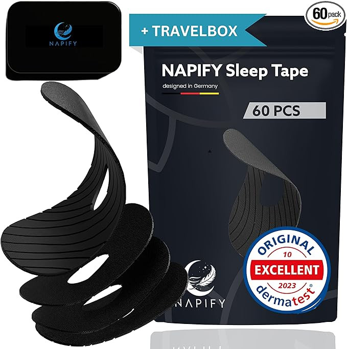 60 Napify Sleep Tape (Optimized Rest & Recovery) New Sleep Stop Snoring for Better Nasal Breathin... | Amazon (US)