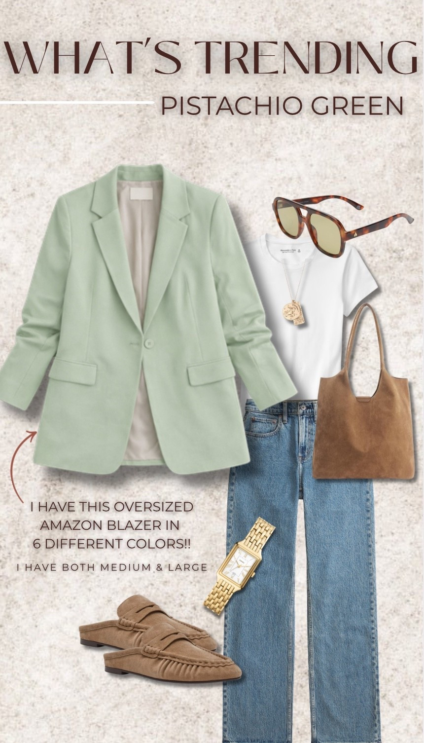 I have this oversized blazer in 6 different colors! I have both a medium and a large. These are the first blazers I’ll grab in my closet! 

Amazon finds, denim, spring fashion 



#LTKBeauty #LTKSaleAlert #LTKootd