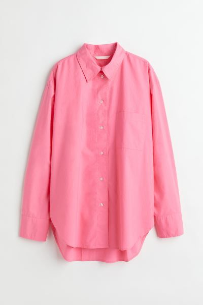 Oversized Cotton Shirt | H&M (US + CA)