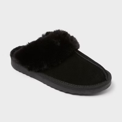 Women's Sylvia Genuine Suede Scuff Slippers - Auden™ | Target