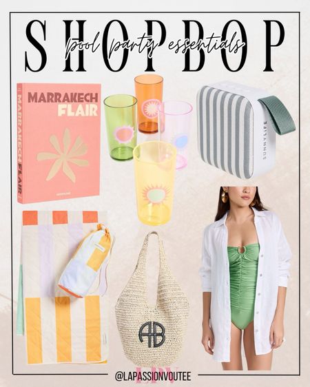 Get ready for the ultimate poolside experience with Shopbop's pool party essentials. Discover fashionable and functional pieces that will keep you looking stylish and comfortable all summer long. Shop now to find your must-have items for a perfect day by the pool.

#LTKSwim #LTKSummerSales #LTKSeasonal