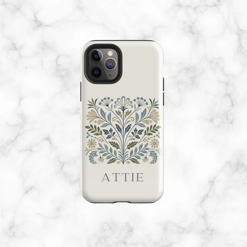 ATTIE Personalized Botanical Phone Case - Etsy | Etsy (US)