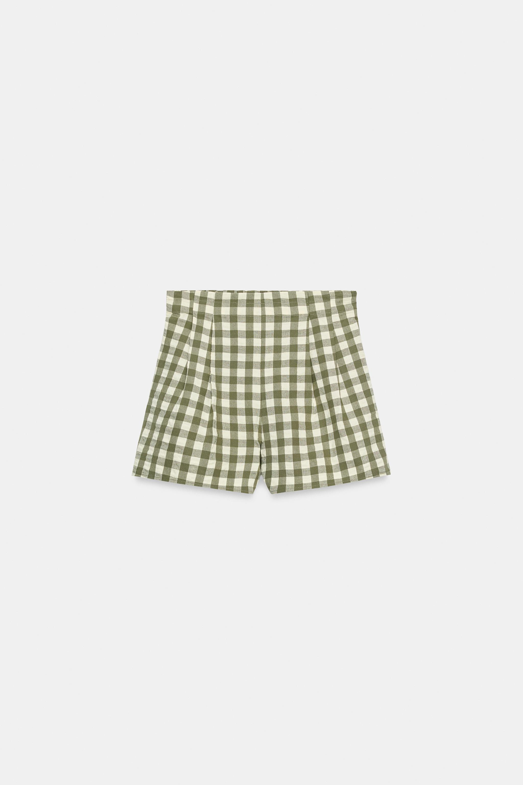 GINGHAM SHORTS | Zara US