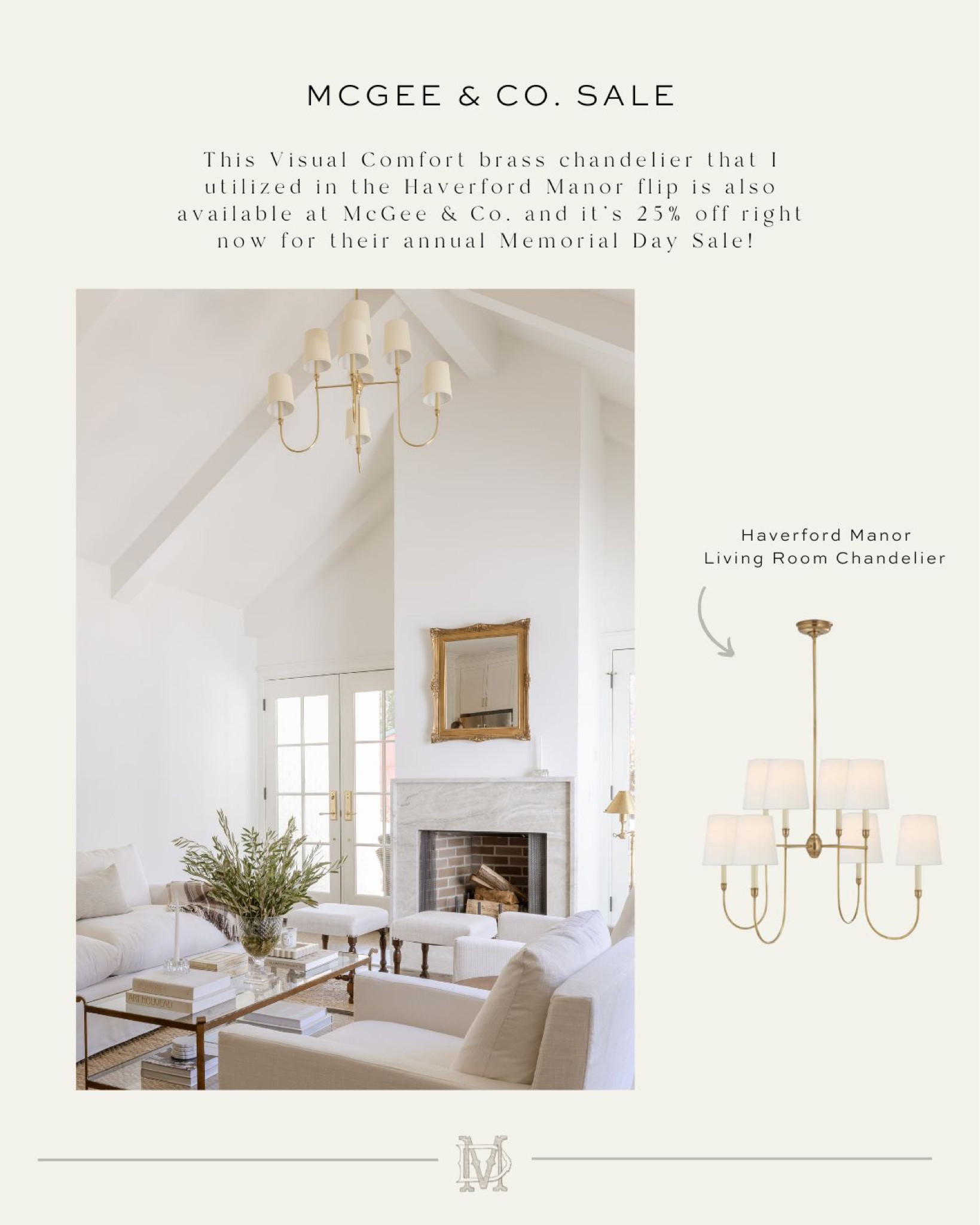 Buy Vendome Large Chandelier By Visual Comfort