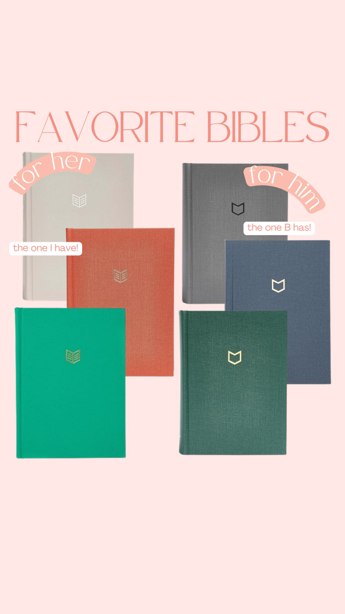 Favorite Bibles for Him and Her!!! 

#LTKsalealert #LTKSeasonal #LTKfamily