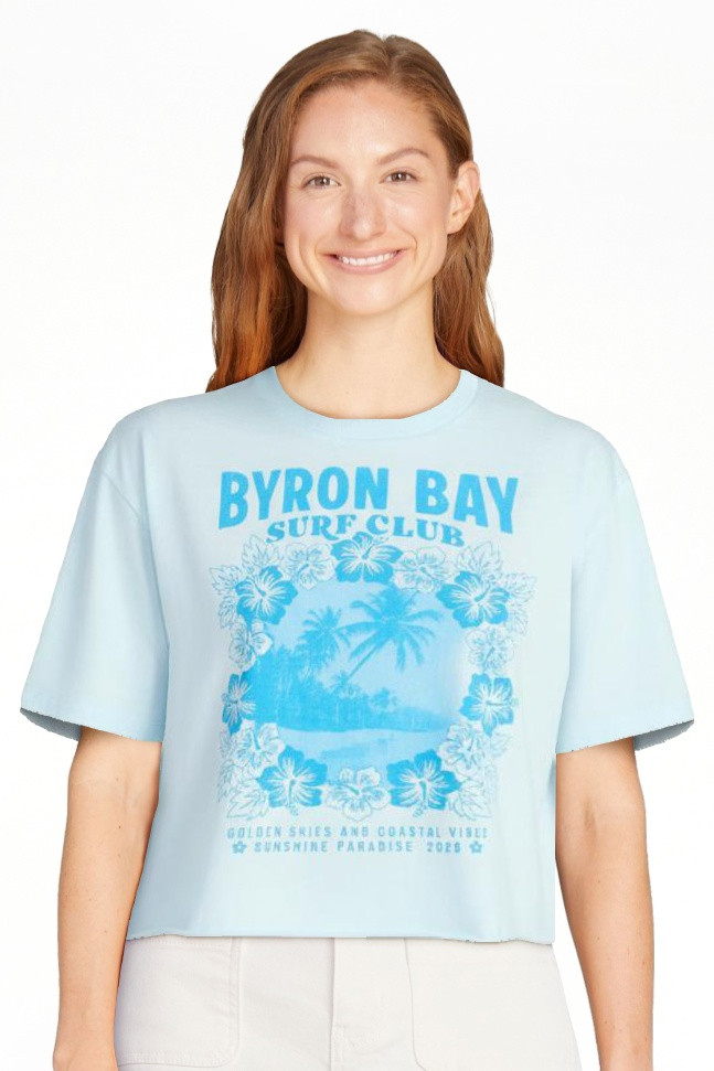 No Boundaries Boxy Cropped Graphic Tee, Women's XXS-XXL | Walmart (US)