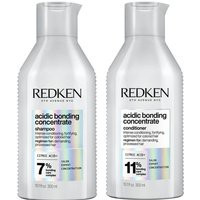 Redken Acidic Bonding Concentrate Shampoo 300ml and Conditioner 300ml Bundle, Bond Repair for Damaged Hair | Look Fantastic (CN)
