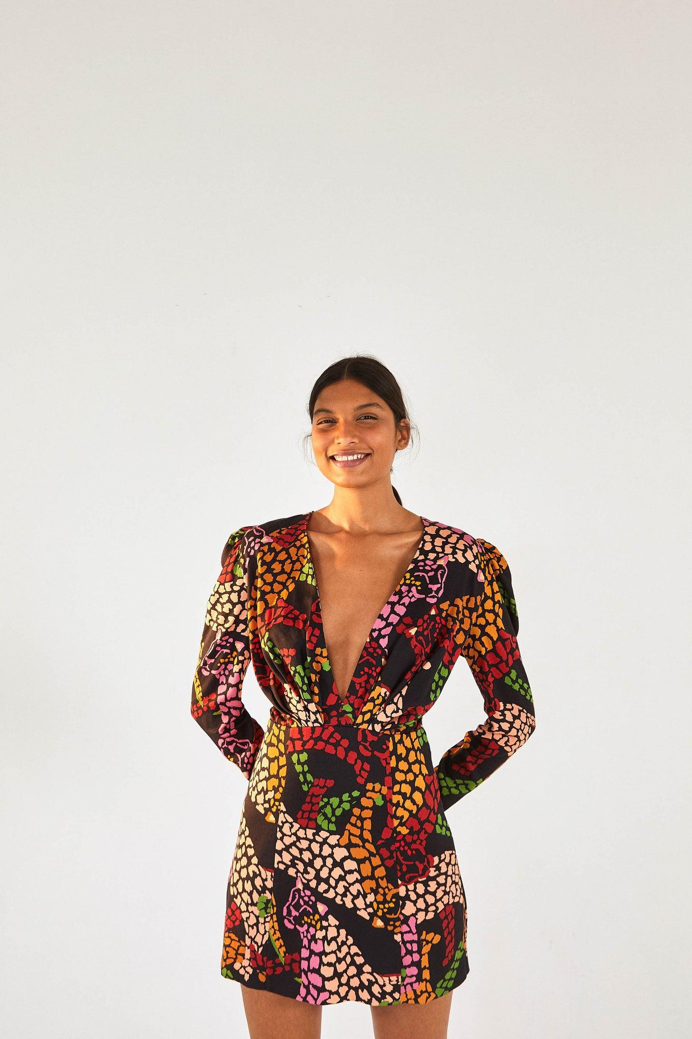 Black Leopard Dress | THE YES