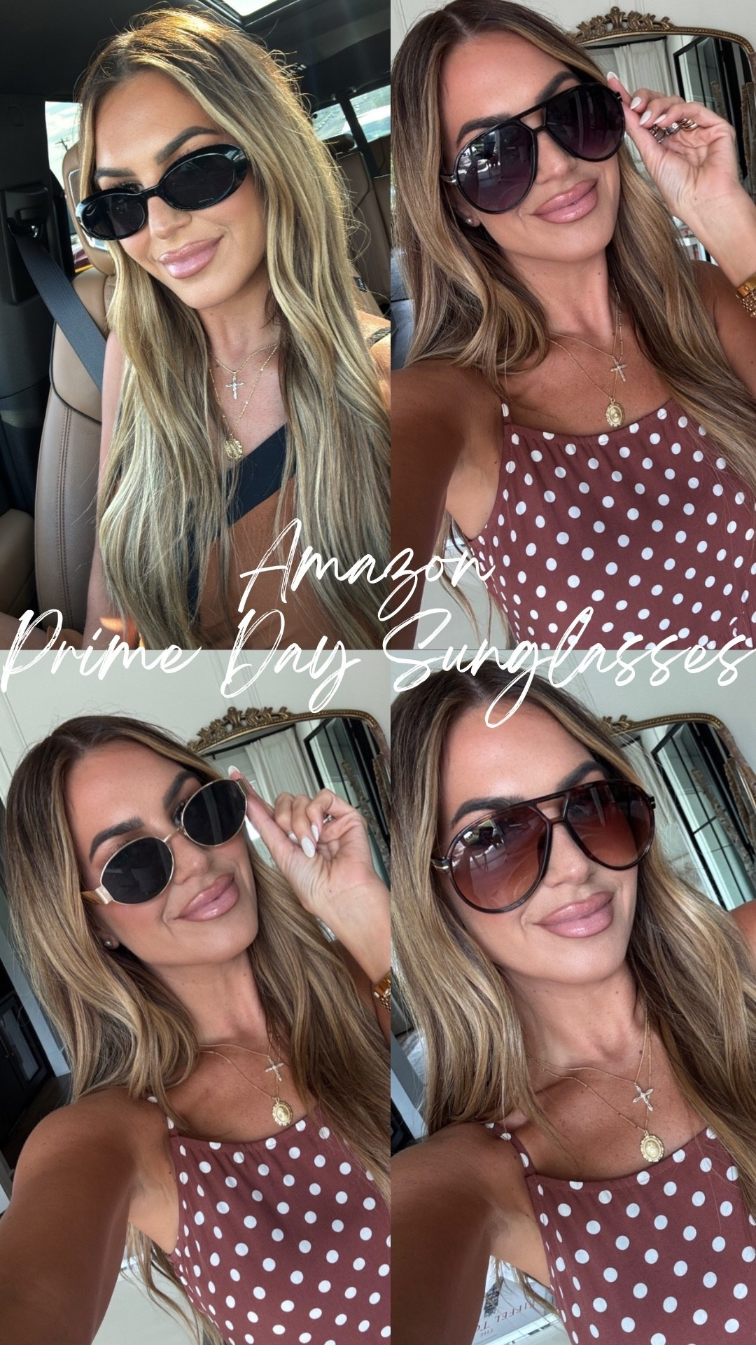 Amazon prime day sunglasses!  Lip combo shades: Rosy brown liner + cherry blossom gloss 

#LTKSaleAlert #LTKFindsUnder50 #LTKSeasonal