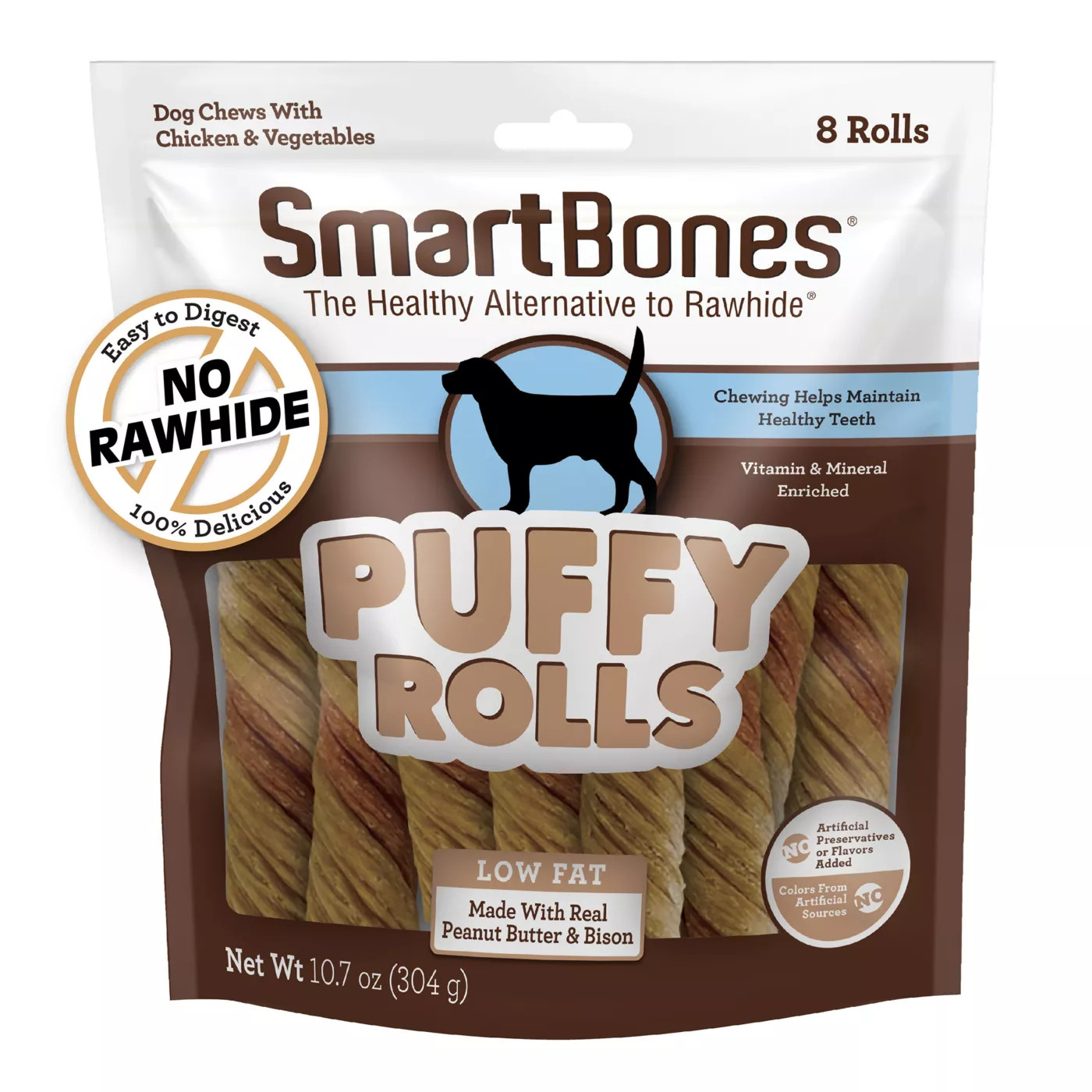 SmartBones Puffy Rolls 8 CT 10.7 OZ | PetSmart