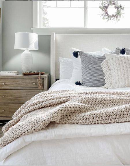Calm summer bedding with my clean and neutral nightstands (perfect size beside the bed!)

Bedroom
Nightstands
Affordable furniture 
Wingback bed

#LTKStyleTip #LTKHome #LTKSaleAlert