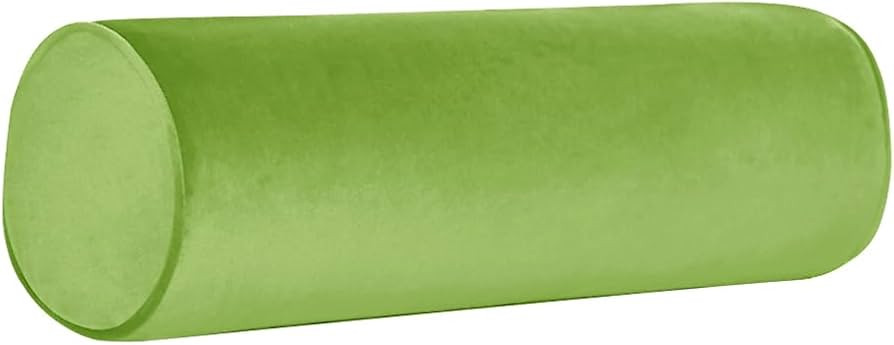 Tinbolunce Neck Roll Pillowcases with Zipper - Full Moon Bolster/Round Cylinder Pillow Case Cover... | Amazon (US)