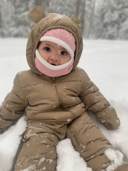 Baby snowsuit
Baby ski mask

#LTKSeasonal #LTKfindsunder100 #LTKbaby