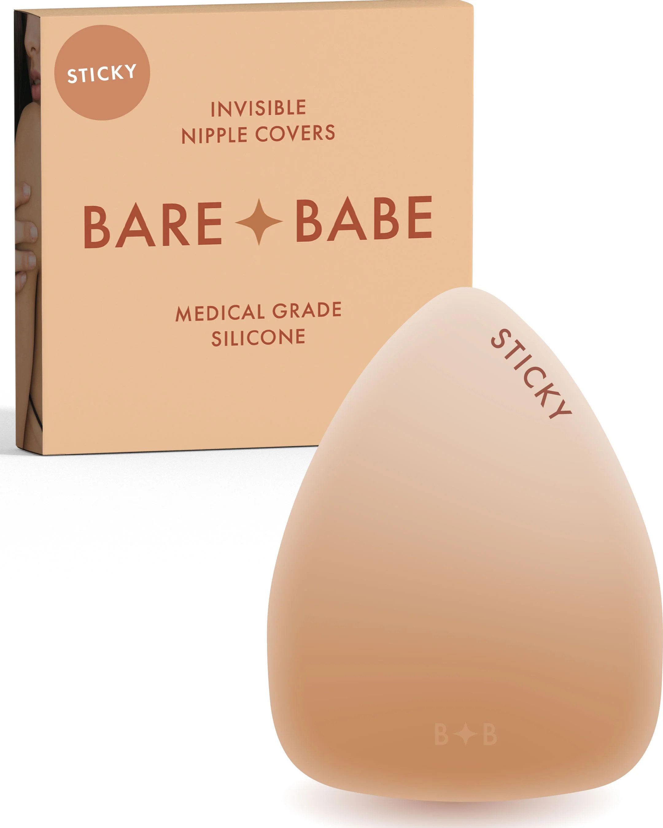 Bestselling Nipple Covers - Adhesive, Washable, Reusable, Sustainable | Bare Babe