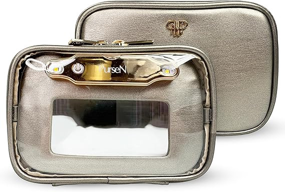 OFT 2024 LITTMINI Lighted Mirror Case - Small Makeup Bag with Detachable Mirror & Multiple Pouche... | Amazon (US)